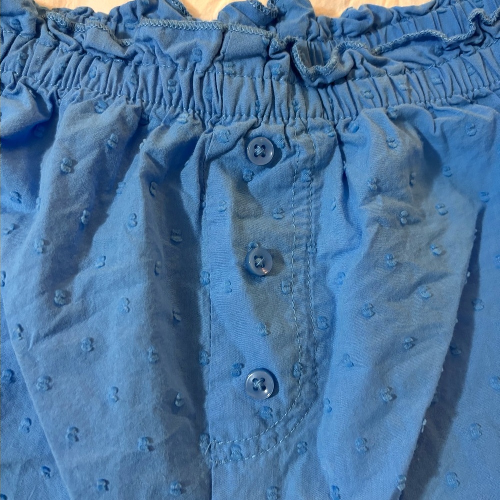 Colsie Light Blue Ruffle Pajama Set - Picture 4 of 7